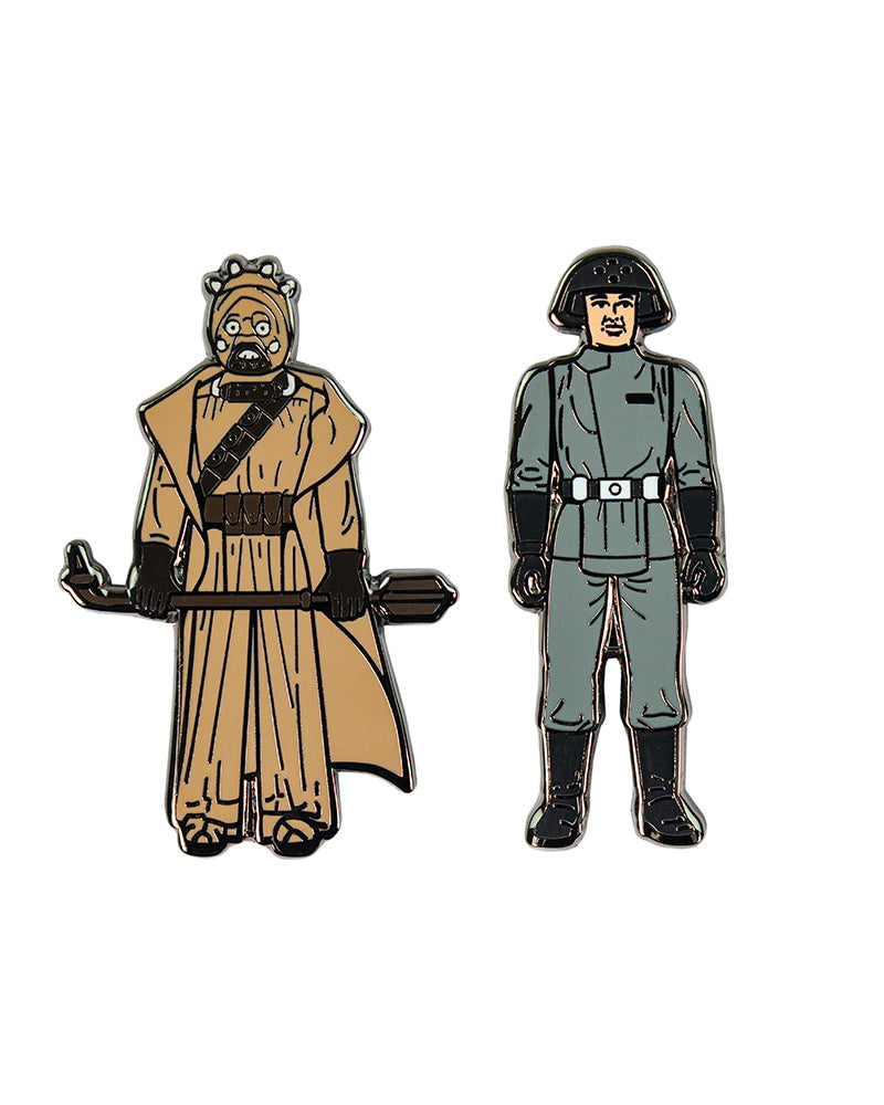 Star Wars Pin Set 1.6 - Tusken Raider and Imperial Death Star Technician