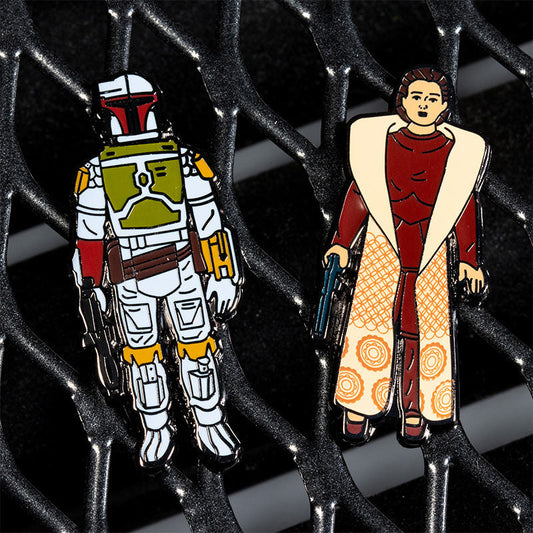 Pin's Star Wars Boba Fett & Leia Bespin Set 1.11 – Pin Kings Numskull