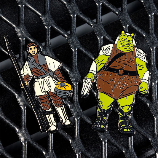 Pin's Star Wars Set 1.27 – Princess Leia Organa (Boushh Disguise) and Gamorrean Guard