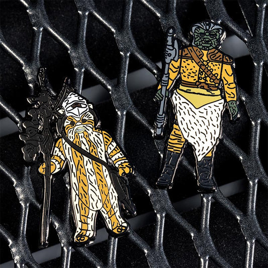 Pin's Star Wars Set 1.29 – Logray (Ewok Medicine Man) and Klaatu