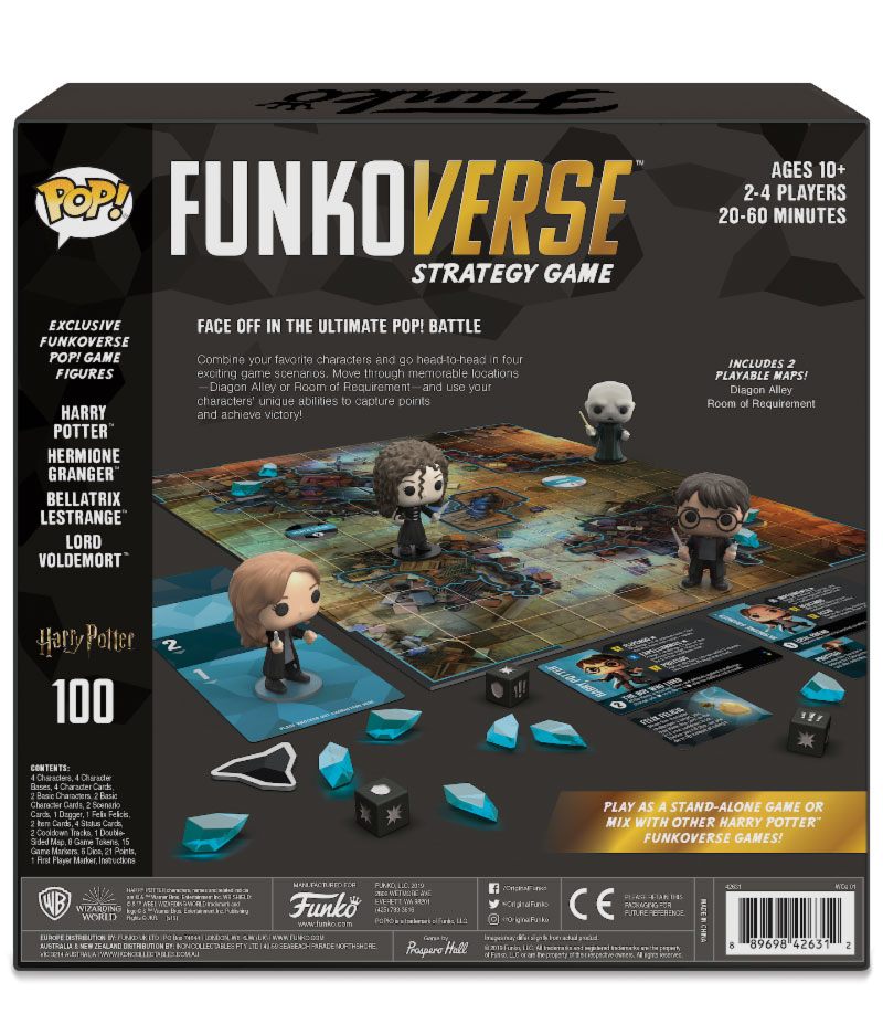 Funko Harry Potter Funkoverse 100 4-Pack - Jeu de Base