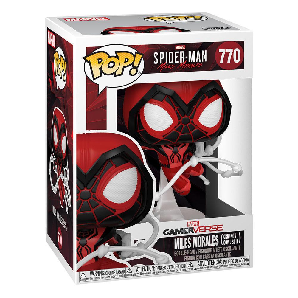 Funko Pop! Miles Morales (Crimson Cowl Suit) – Spider‑Man