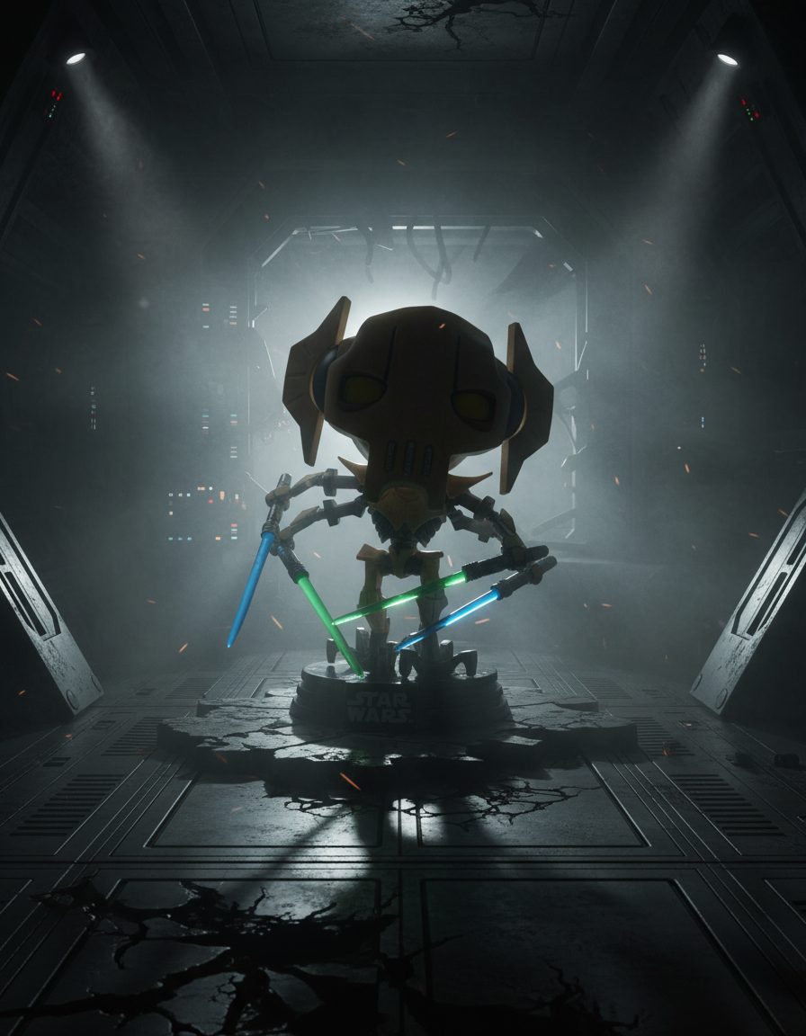 Поп! Генерал Гриевус гэрлийн сэлэмтэй