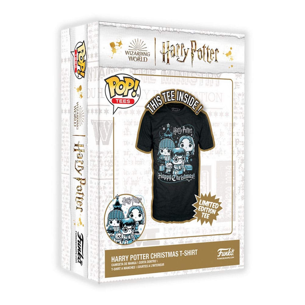 Funko Pop! Tee - Ron, Hermione, Harry – Harry Potter