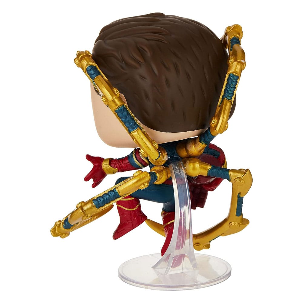 Funko Pop! Iron Spider sans masque & Gant de l'Infinie – Spider‑Man
