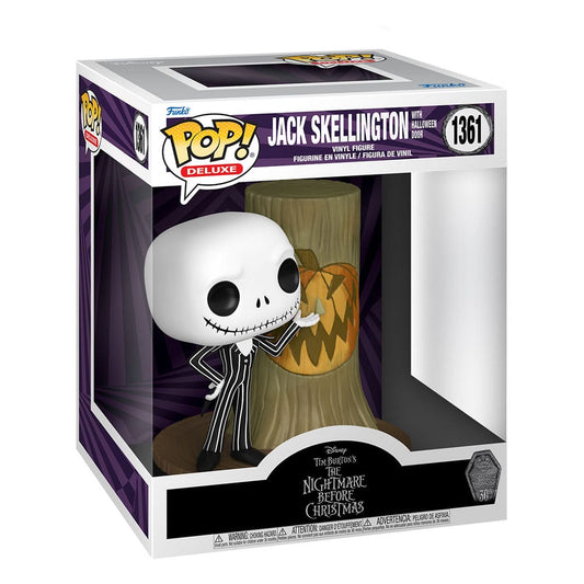 Pop! Jack Skellington luksoz me derën e Halloween