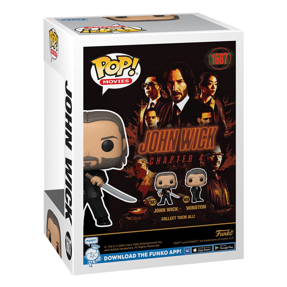 Pop! John Wick with Sword & Nunchucks