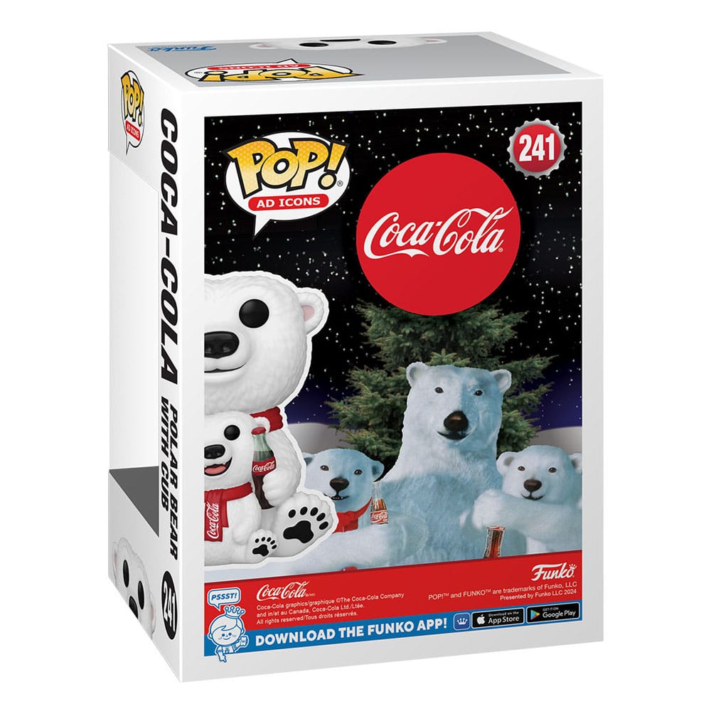 Pop! Coca-Cola Orso Polare con Cucciolo