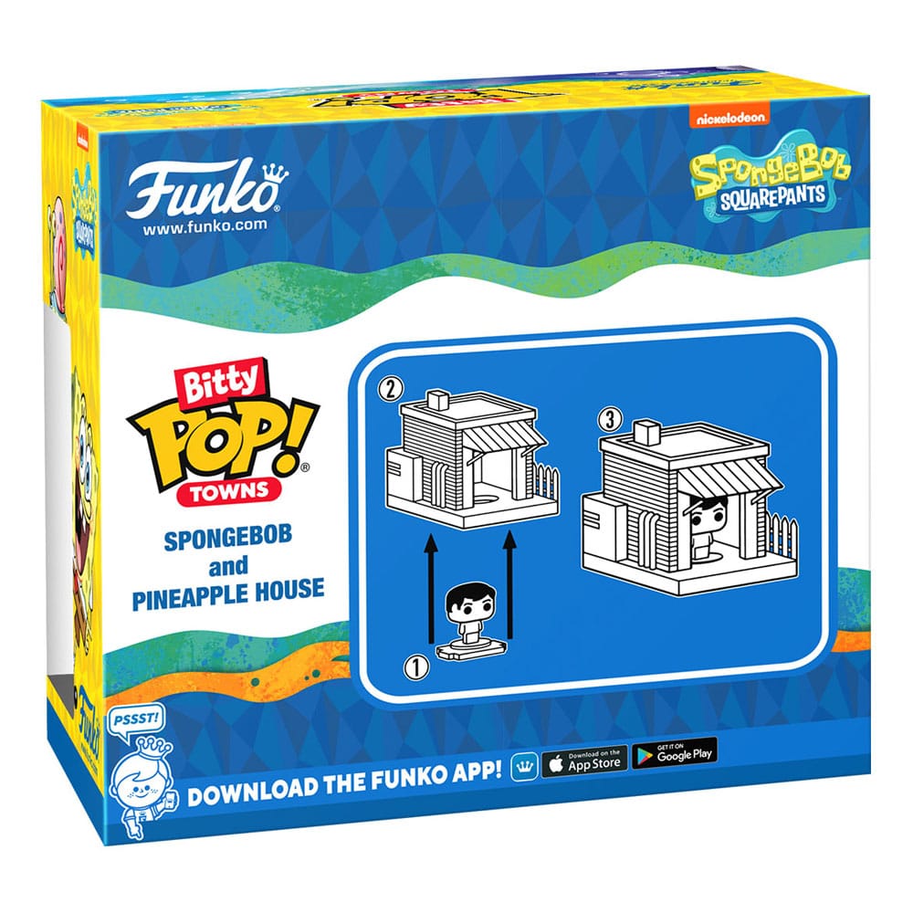 Funko Bitty Pop! Towns Bob l'éponge et sa Maison Ananas