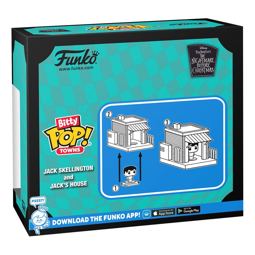 Funko Bitty Pop! Towns Jack Skellington et sa Maison – L'Étrange Noël de monsieur Jack