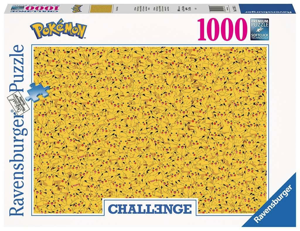 Puzzle Pokémon Challenge Pikachu 1000 pièces - Ravensburger