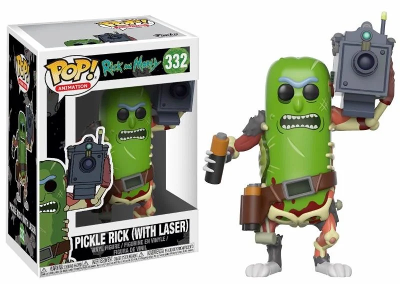 RICK & MORTY - POP N° 332 - Pickle Rick with Laser
