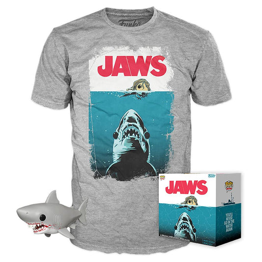 JAWS - POP N° 758 Great White Shark + T-Shirt (M)