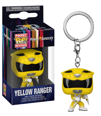 POWER RANGERS 30TH - Pocket Pop Keychains - Ranger Jaune