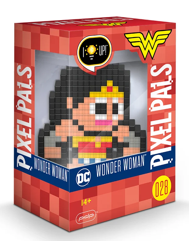 PIXEL PALS Light Up Collectible Figures - Wonder Woman