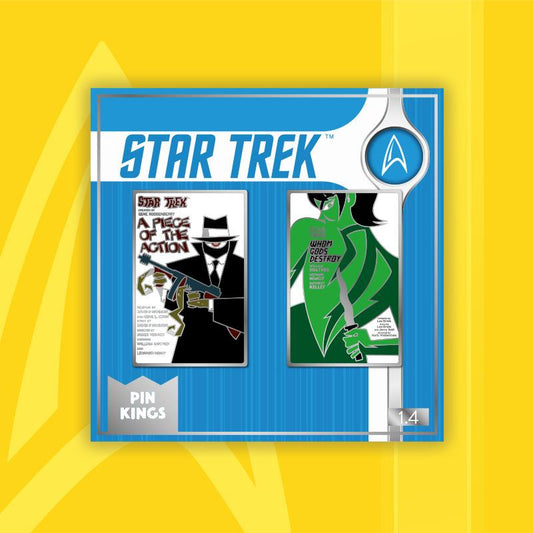 Pin's Star Trek Set 1.4 - A Piece of Action et Whom Gods Destroy Pin Kings