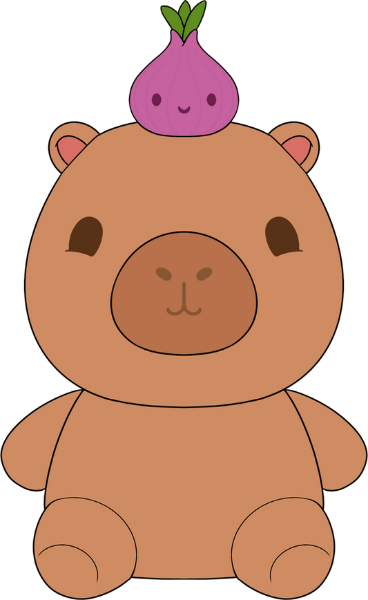 Viyaura Capybara Plush (9in)
