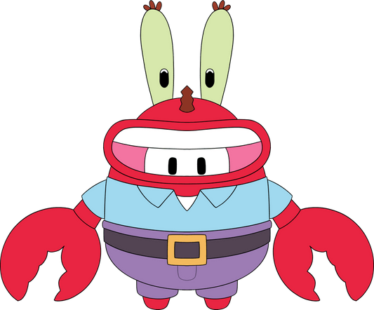 SpongeBob x Fall Guys Mr. Krabs Plush (9in)