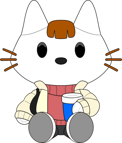 Mia de peluche (23 cm)