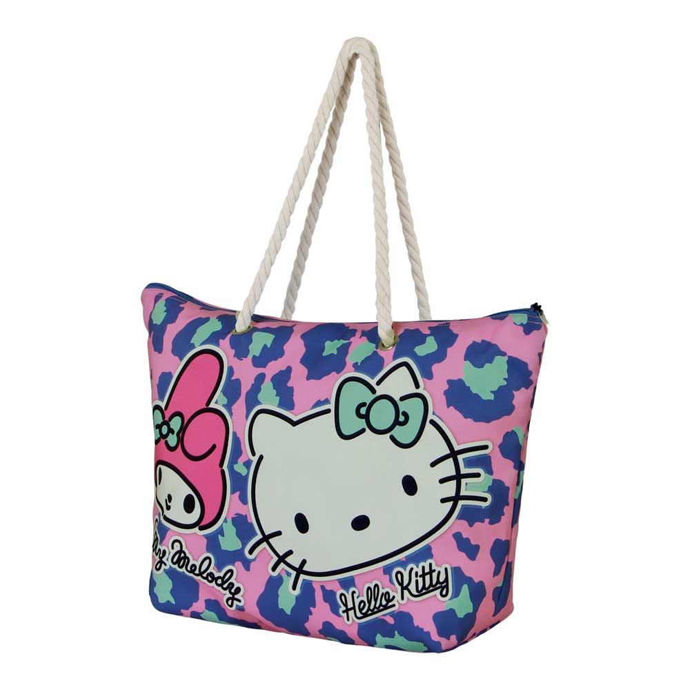 sac de plage sanrio hello kitty safari karactermania
