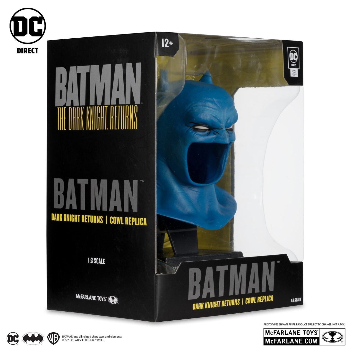 batman dark knight returns cowl replica 1 3 scale mcfarlane toys