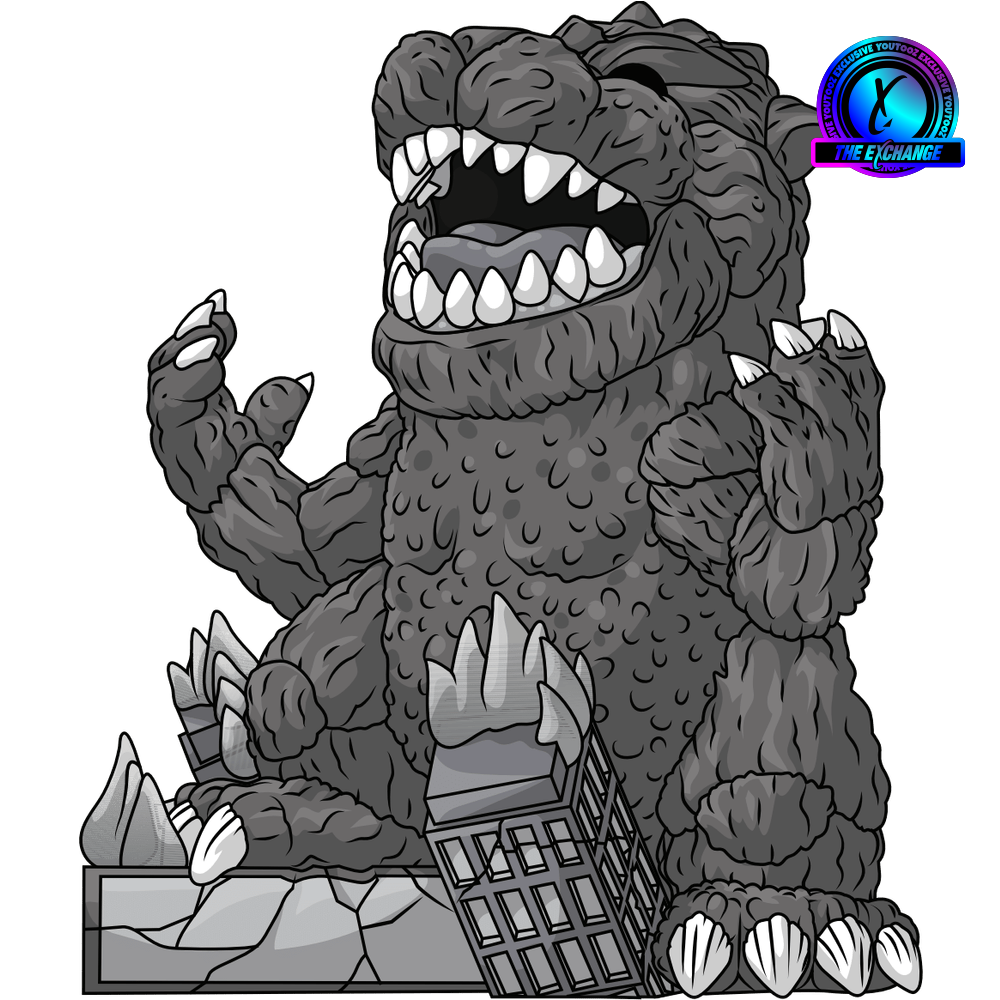 Black and White Godzilla the Destroyer