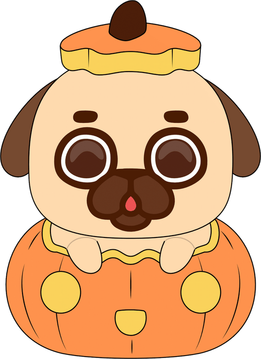 Halloween Puglie Plush (9in)