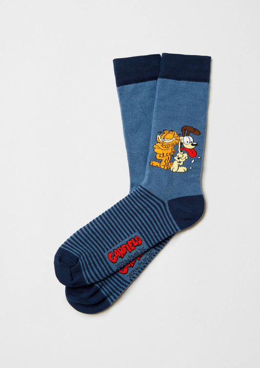 Chaussettes BeGarfield & Odie Bleu