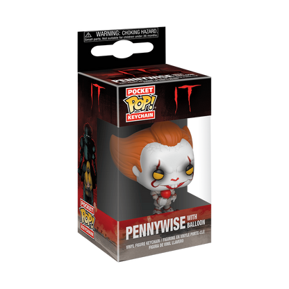 pop keychain pennywise with balloon