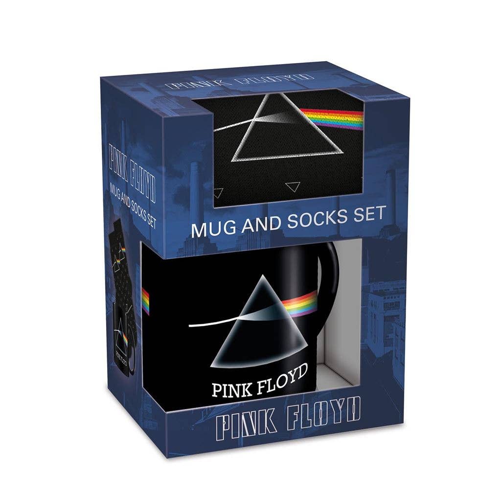 Juego de taza y calcetines de Pink Floyd (Dsotm)