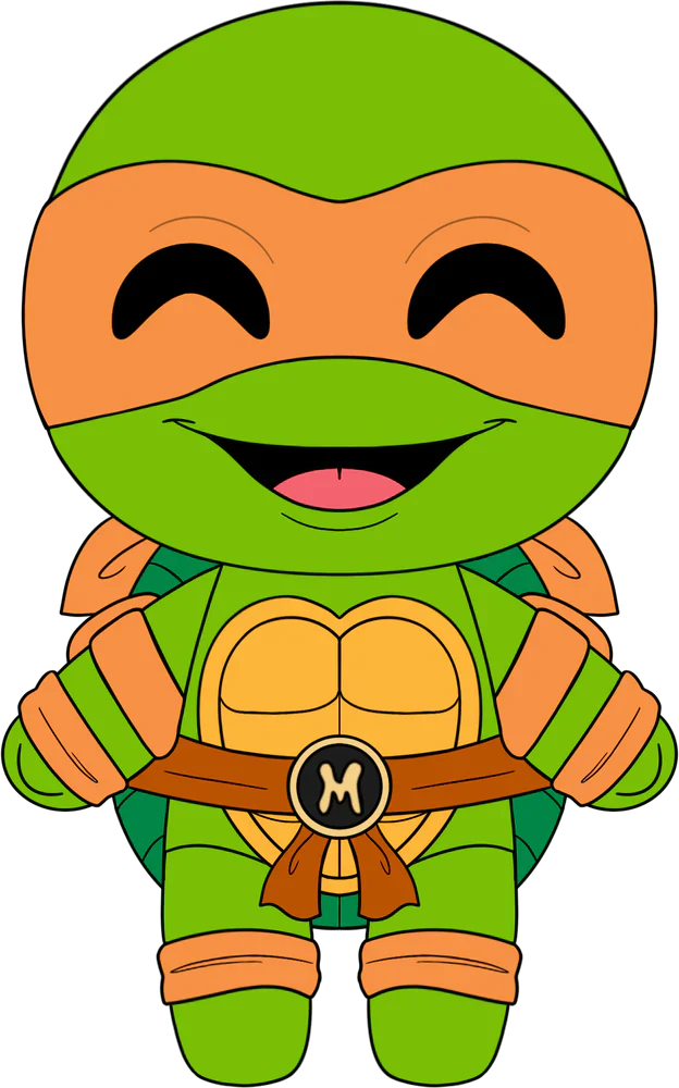 Peluche Chibi Michelangelo Youtooz Teenage Mutant Ninja Turtles TMNT