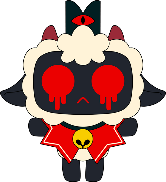 Possessed Lamb Keychain (5in)