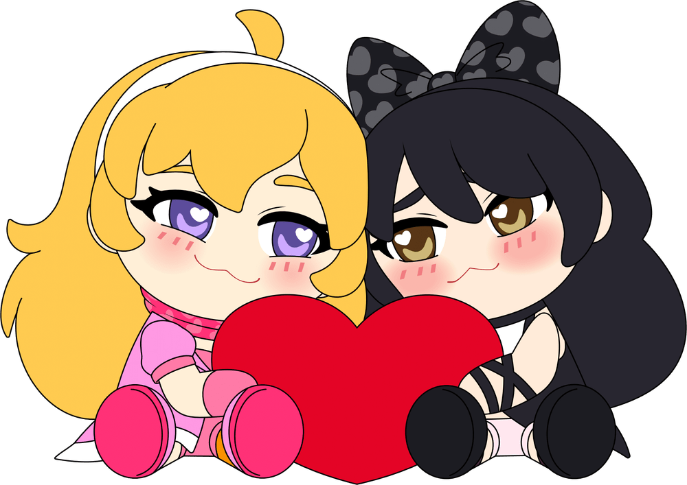 Peluche de San Valentín de Yang y Blake (6 pulgadas)