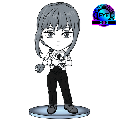 Makima in black and white