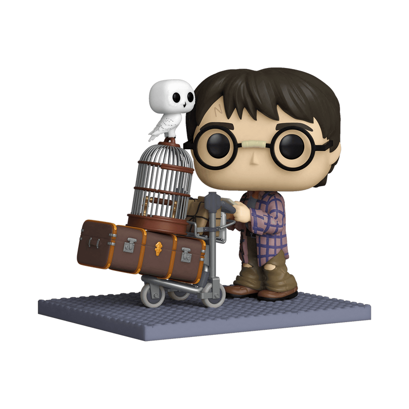 pop deluxe harry potter pushing trolley 135