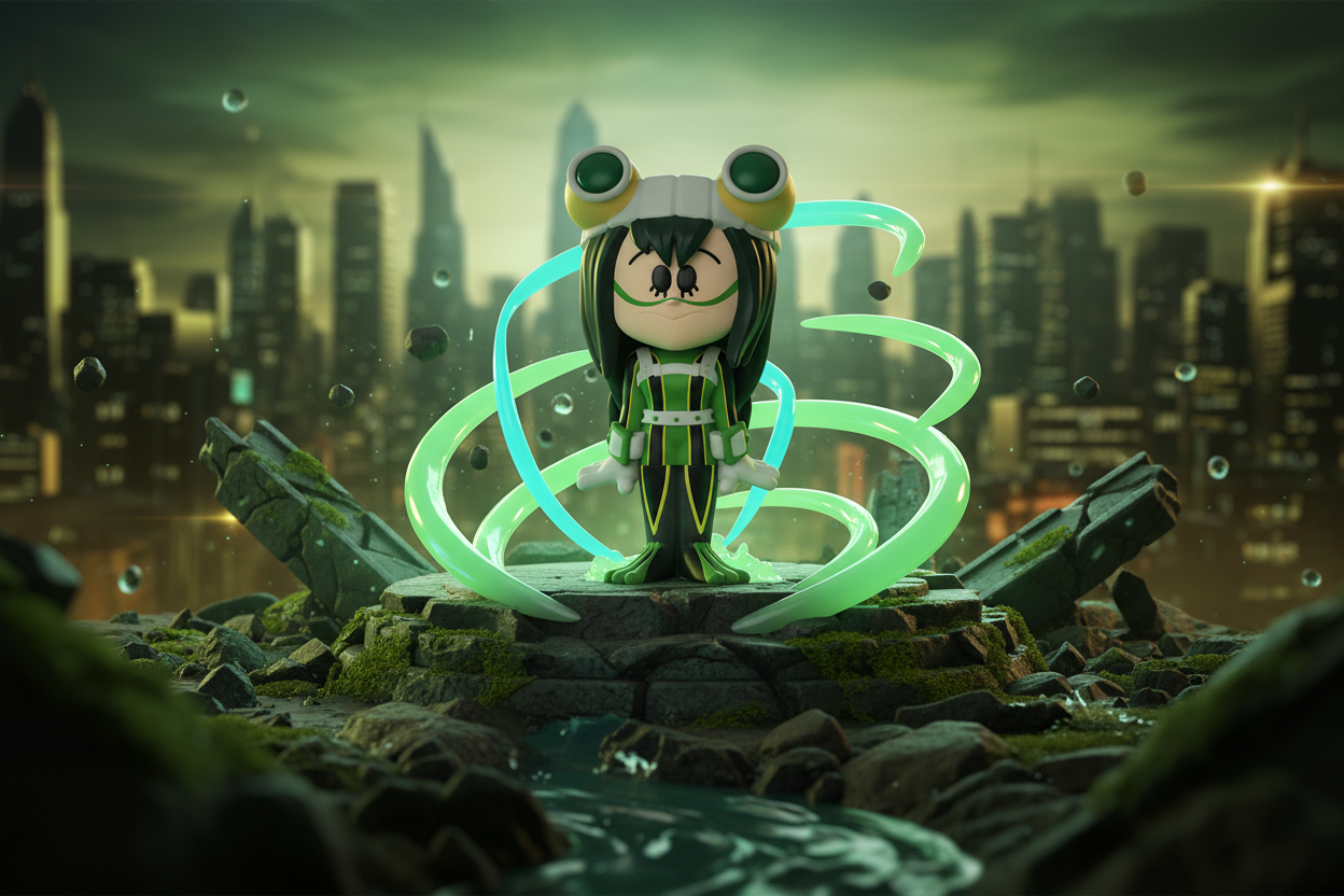 Vinilo SODA Tsuyu Asui