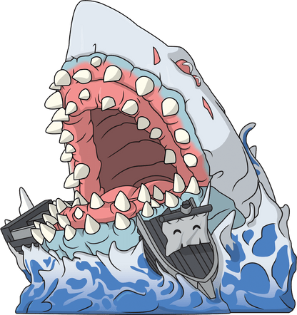 Megalodón Fantasma Velado