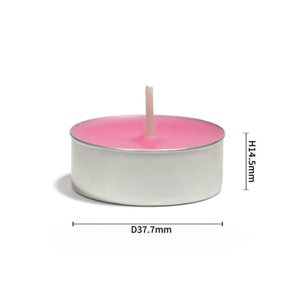 Bougies chauffe-plat roses Hello Kitty, paquet de 50, parfum Ville de rêve