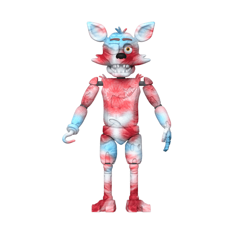tie dye foxy action figure