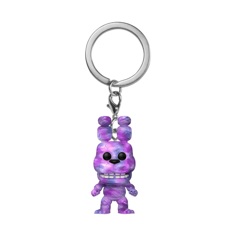 pop keychain bonnie in tie dye