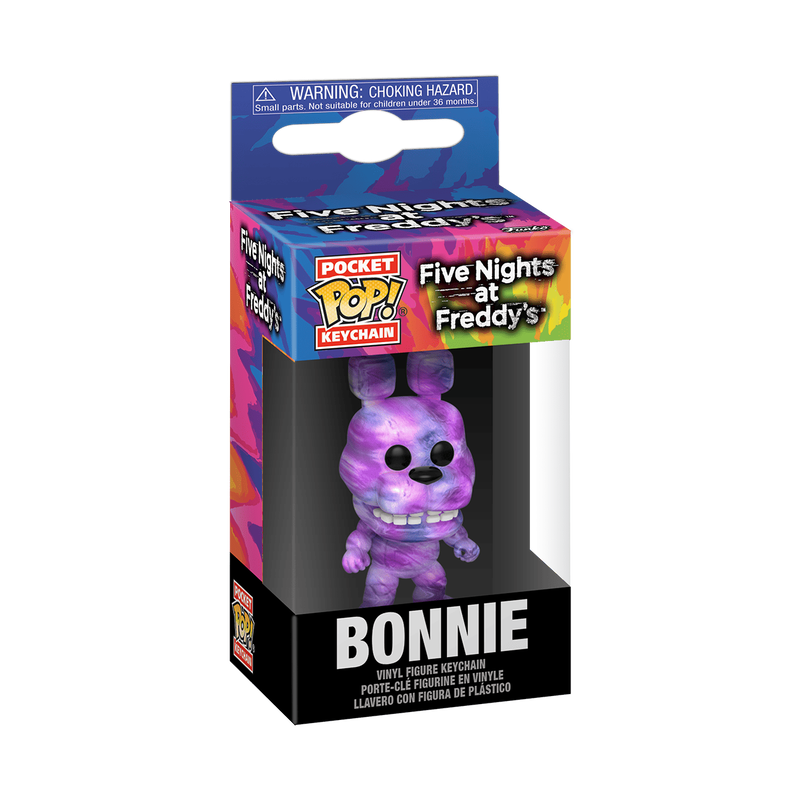 pop keychain bonnie in tie dye
