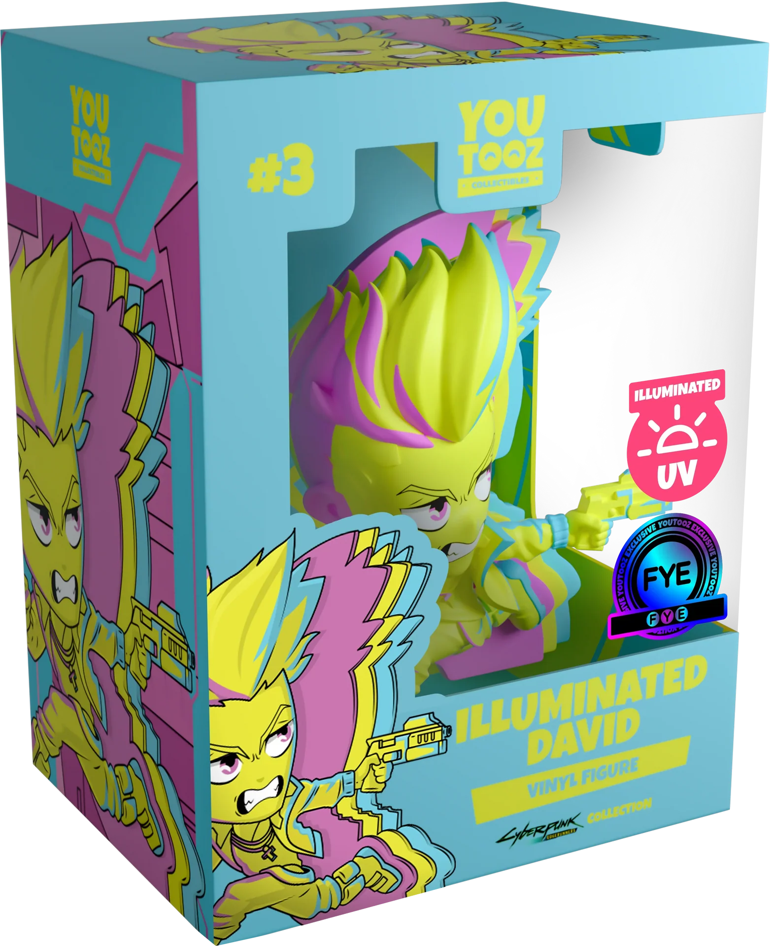 illuminated david youtooz