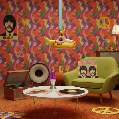 Decoración colgante de los Beatles - Submarino Amarillo