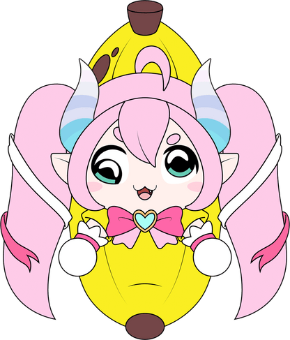 Banana Chibidoki Plush (9in)