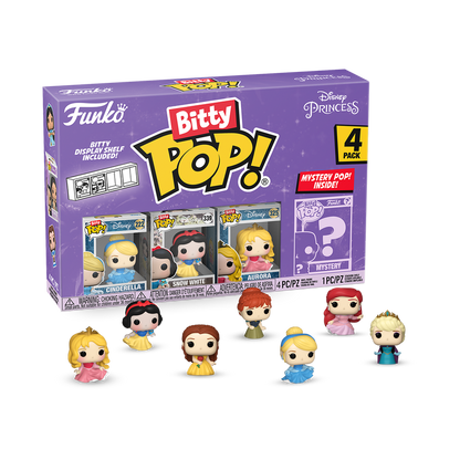 bitty pop disney princess 4 pack series 3