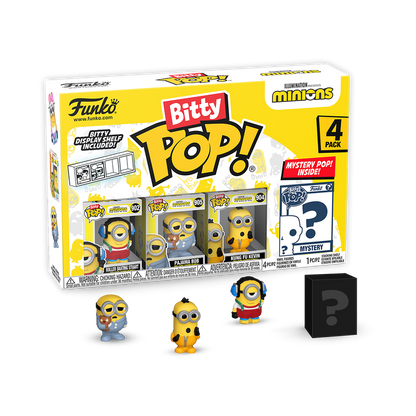 Bitty Pop! Minions 4-PACK - Series 3 - PRECOMMANDE*