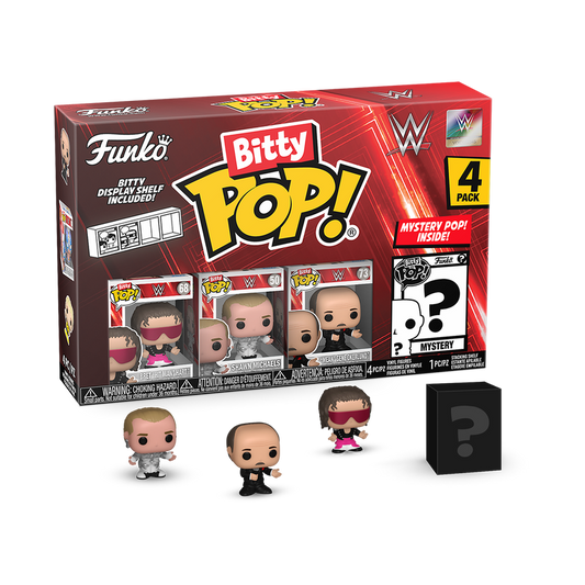 Bitty Pop! WWE Pacote com 4 Séries 1