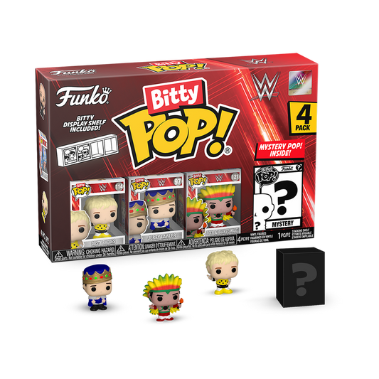 Bitty Pop! WWE Pacote com 4 Séries 2