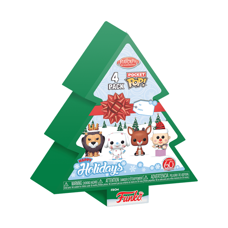 Pocket Pop! Holiday Rudolph chú tuần lộc mũi đỏ gói 4 