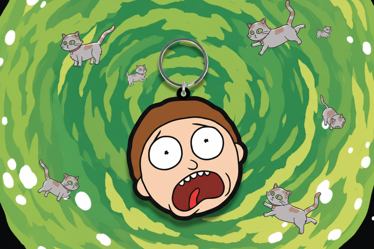 Porte-clés Rick and Morty - Morty Terrifié